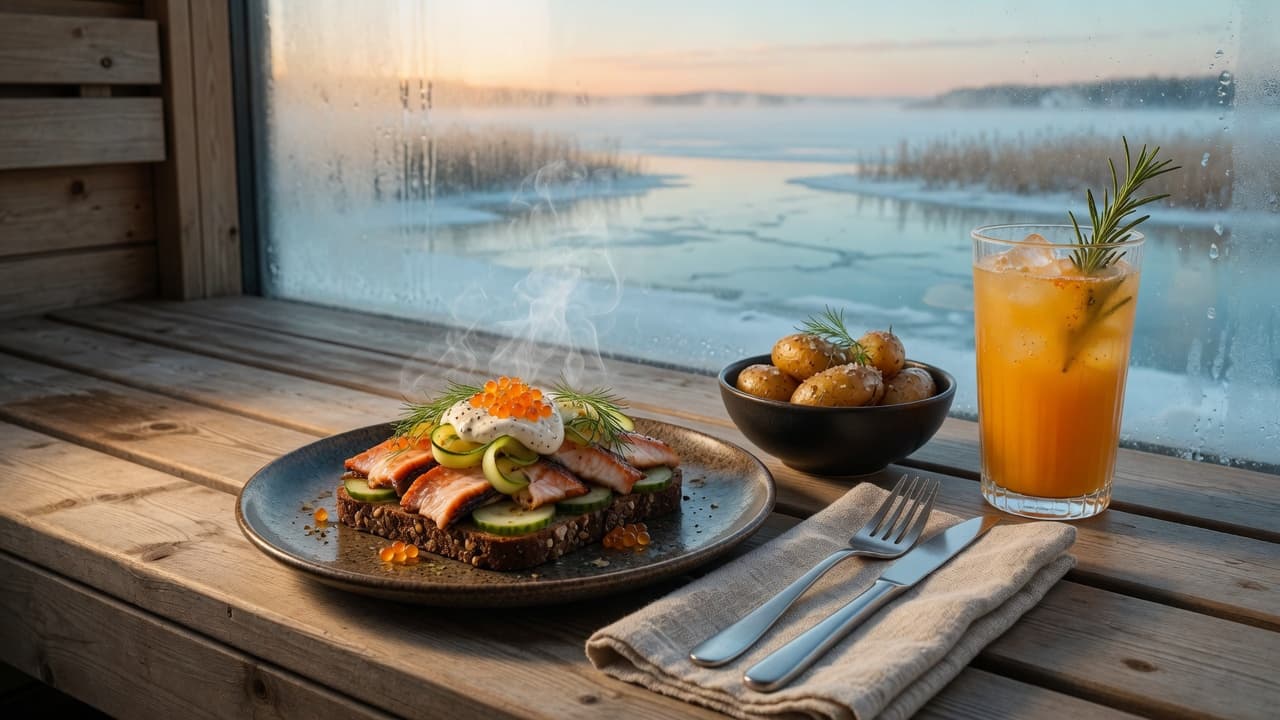 Nordic Floating Sauna Menu Hero