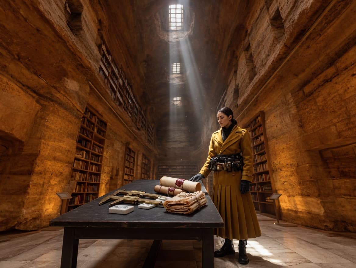 Subterranean Saffron Archive Hall