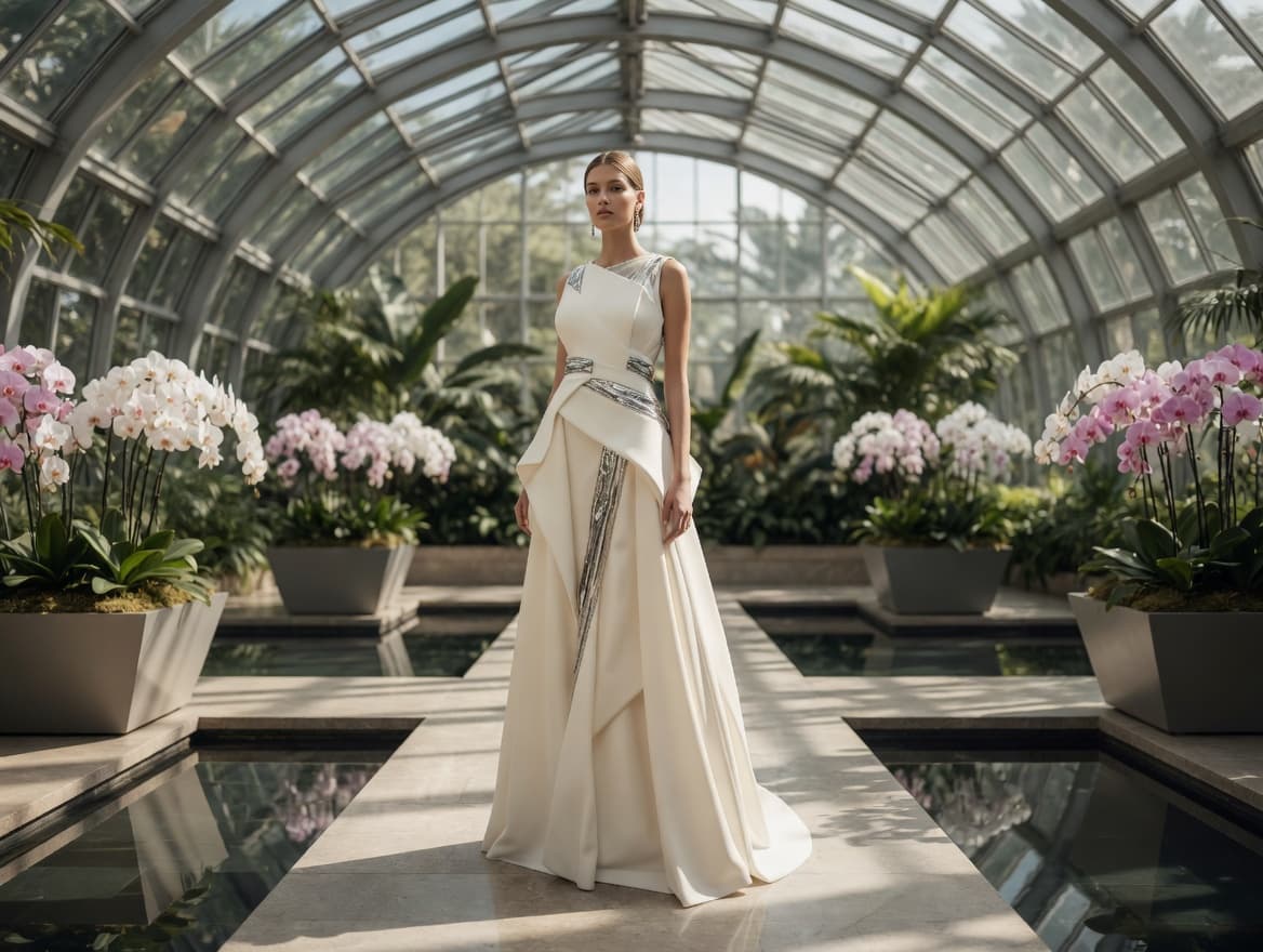 Glass Atrium Orchid Runway