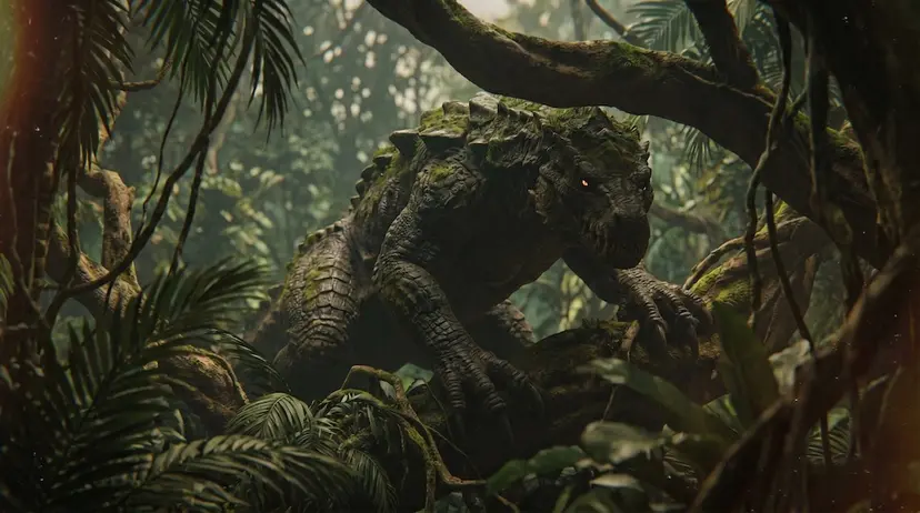 Storyboard reference: creature in the canopy