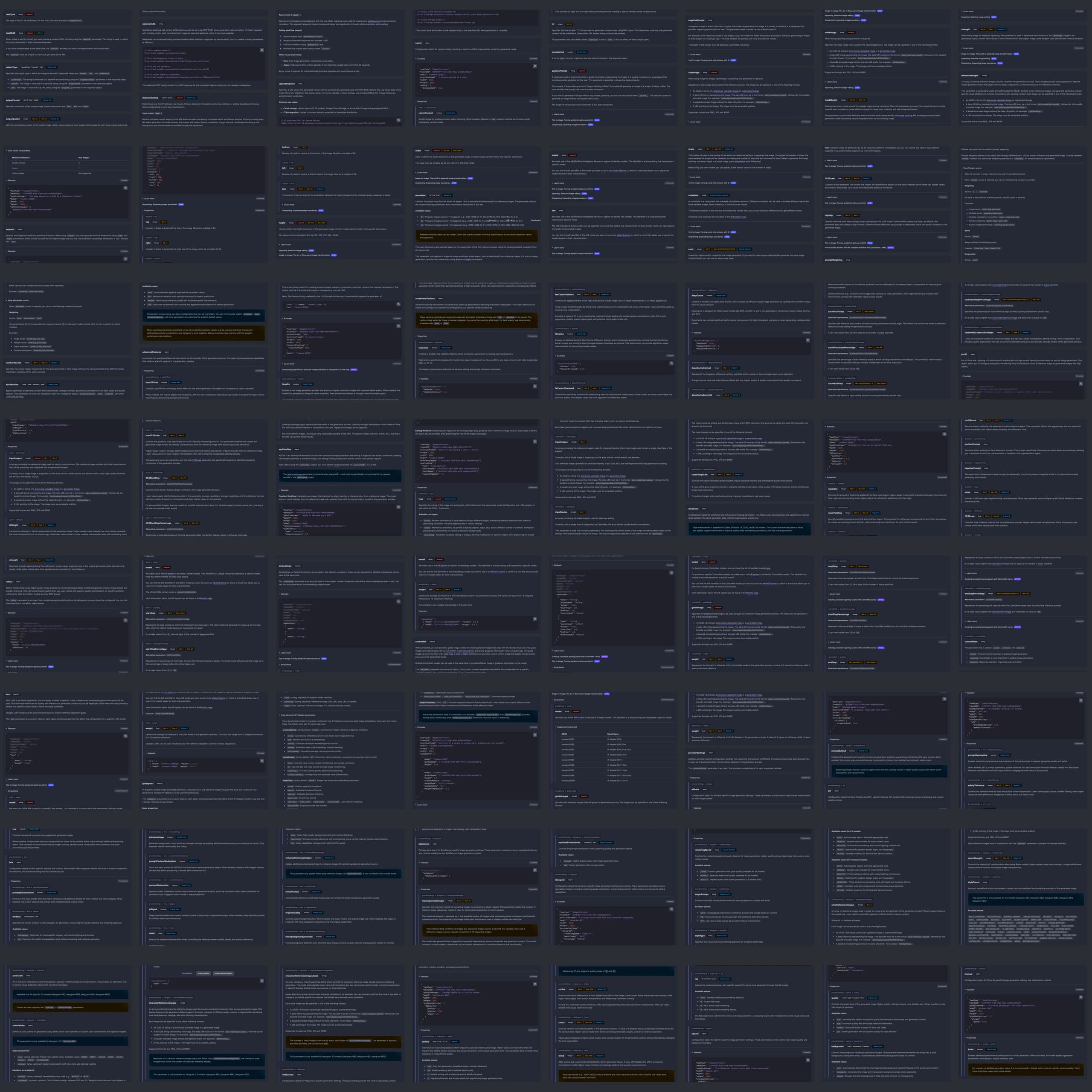 The old documentation page showing just the imageInference API reference