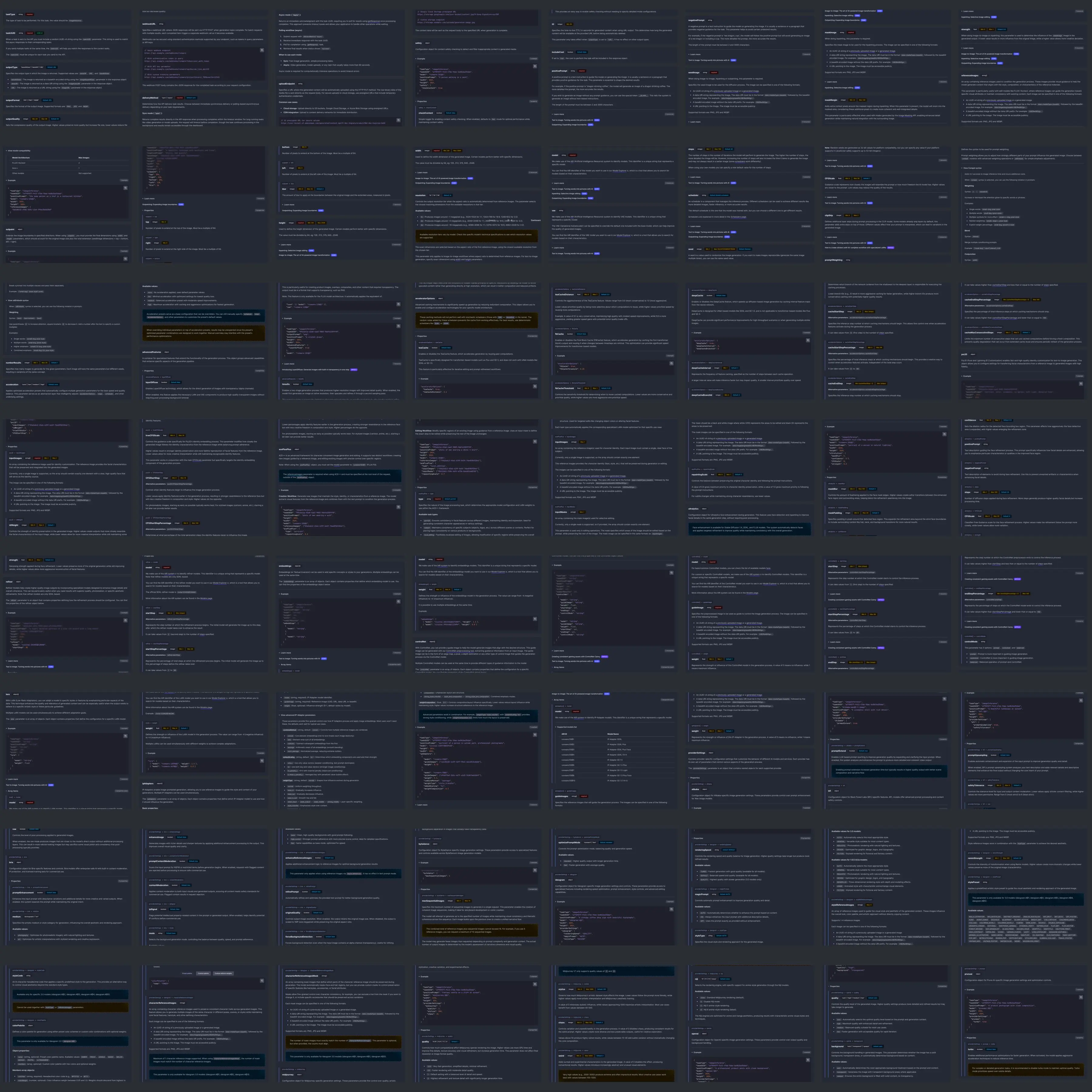 The old documentation page showing just the imageInference API reference