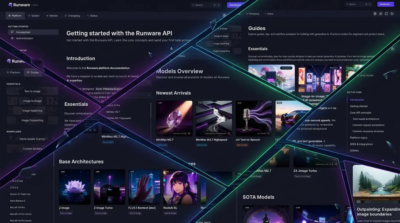 Overview of the new Runware documentation