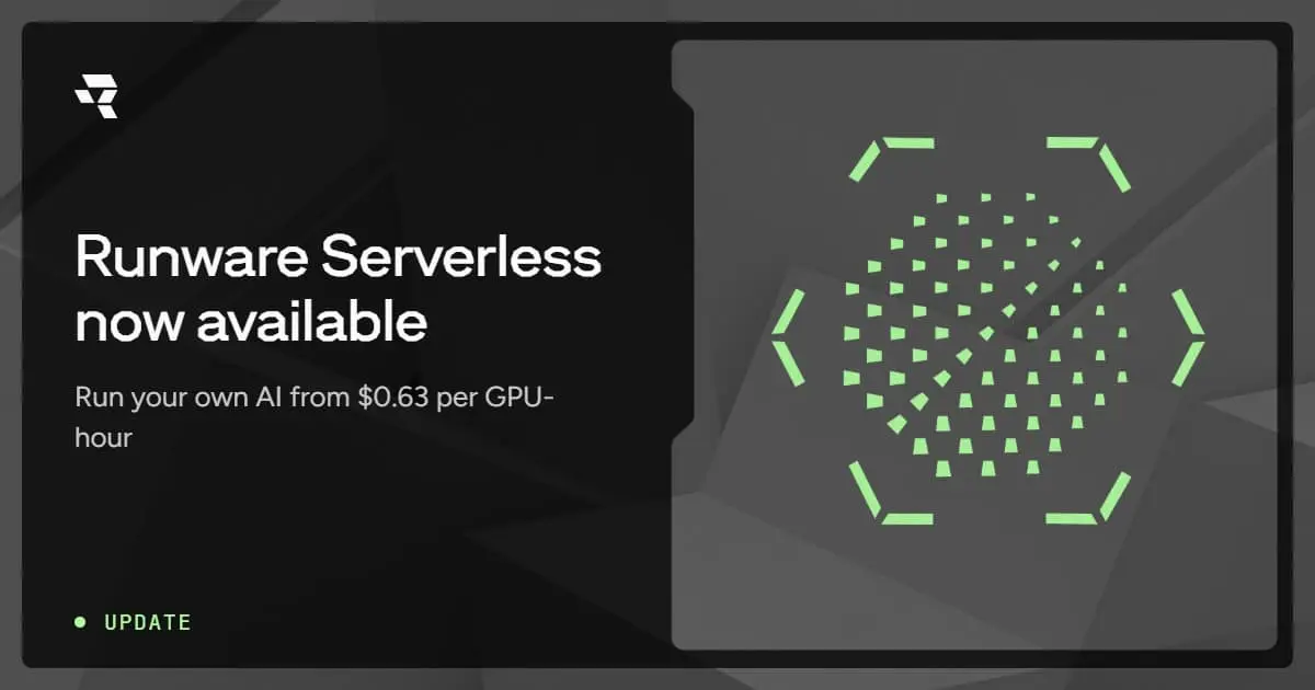 Runware Serverless is now available