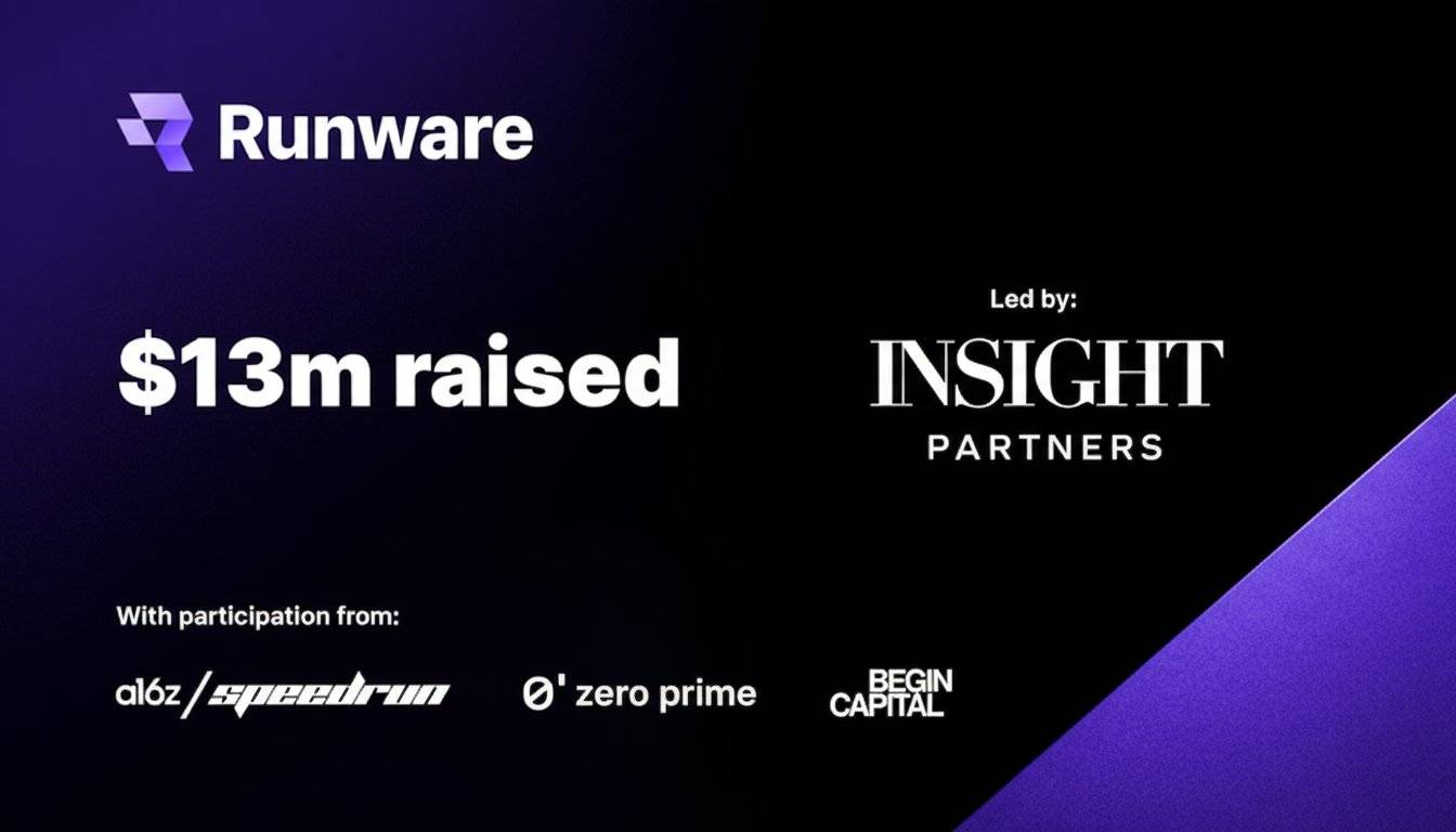 Runware announces $13m raised, led by Insight Partners with participation from ALOZ, Speedrun, Zero Prime, and Begin Capital.