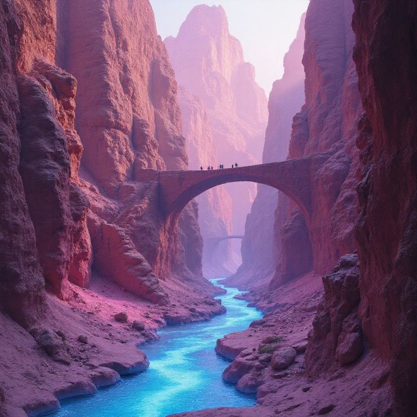 Canyon outpainted with blur 32, very smooth seamless transitions