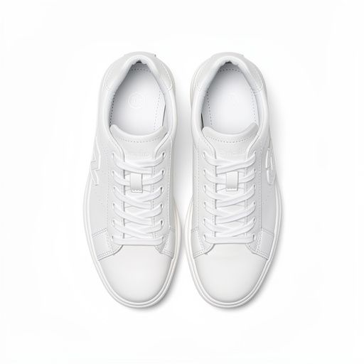 White leather sneakers