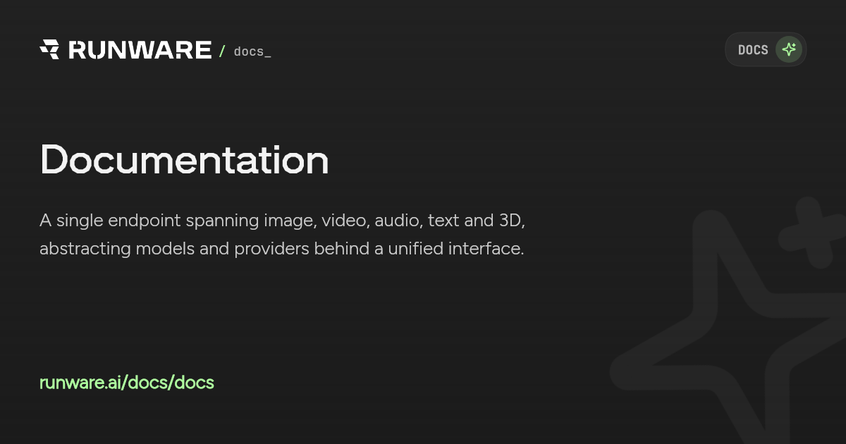 Runware Documentation | Runware Docs