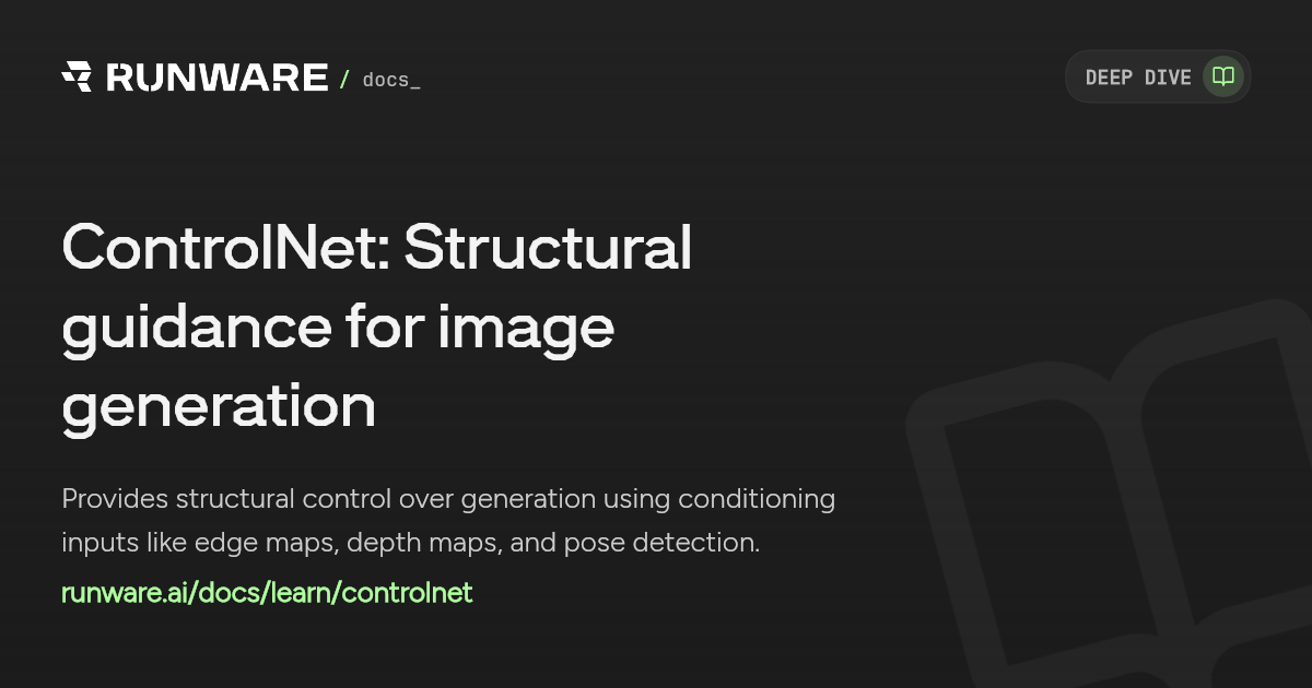 ControlNet: Structural guidance for image generation | Runware Docs