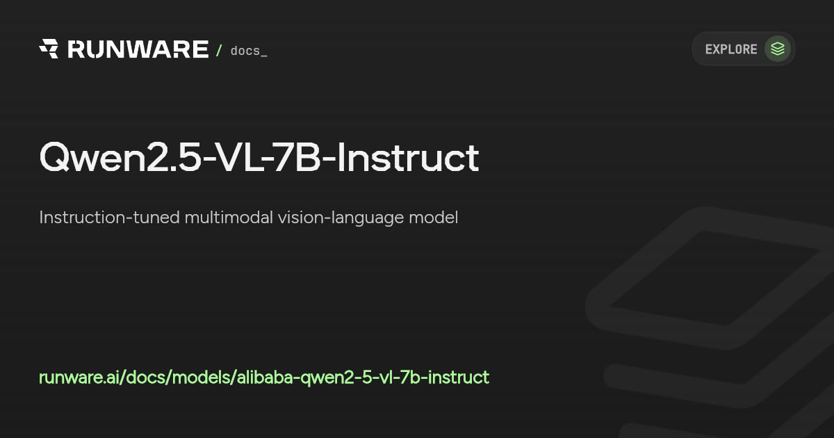 Qwen2.5-VL-7B-Instruct API Examples | Runware Docs