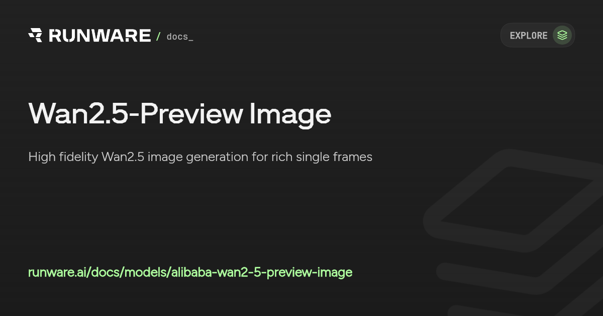 Wan2.5-Preview Image API | Runware Docs
