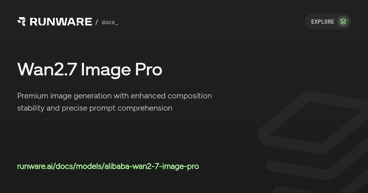 Wan2.7 Image Pro API | Runware Docs