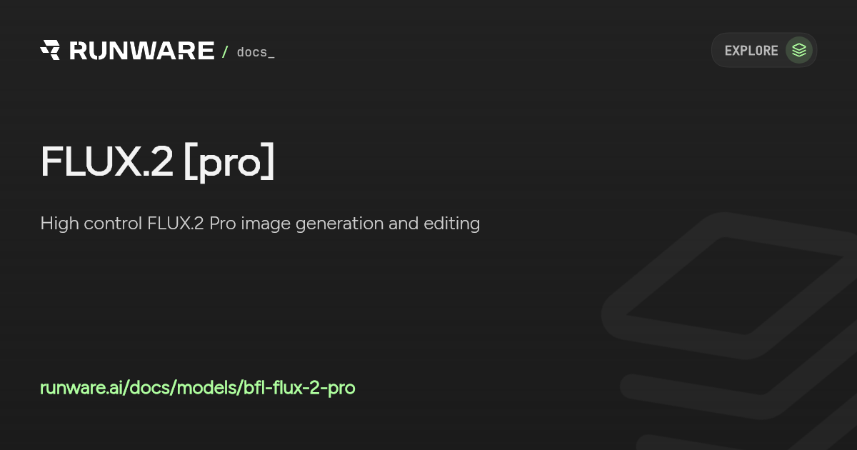 FLUX.2 [pro] API | Runware Docs