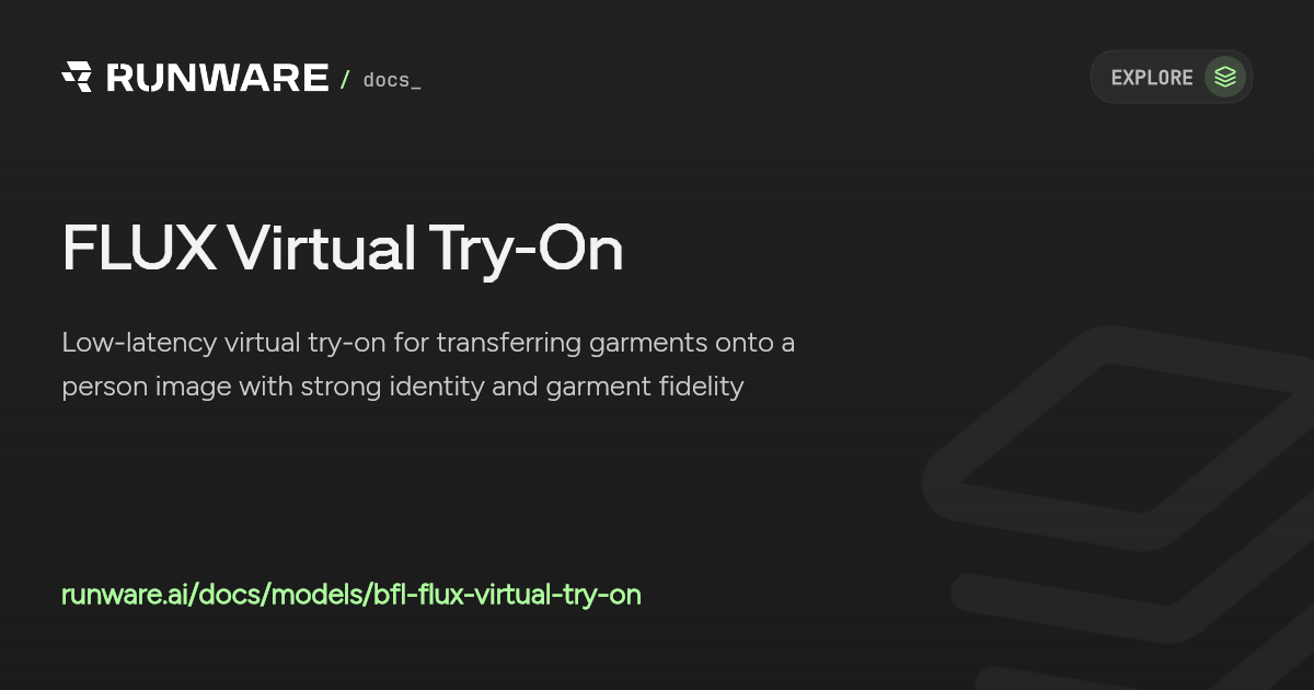 FLUX Virtual Try-On API Examples | Runware Docs