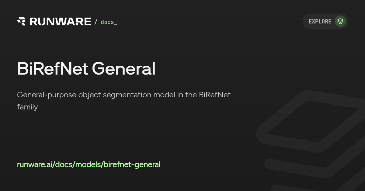 Api Rida Nurses General BiRefNet General API | Runware Docs