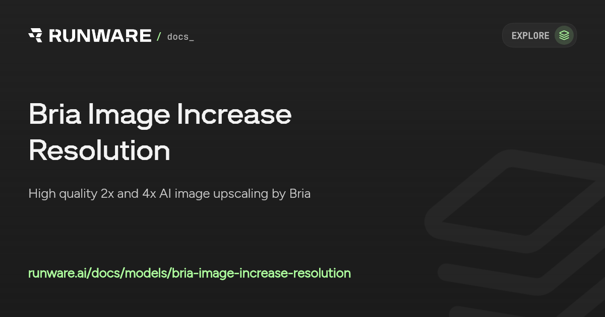 Bria Image Increase Resolution API Examples | Runware Docs