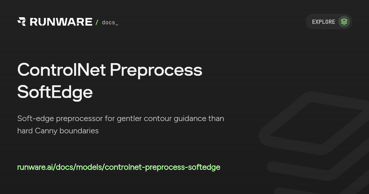 ControlNet Preprocess SoftEdge API Examples | Runware Docs