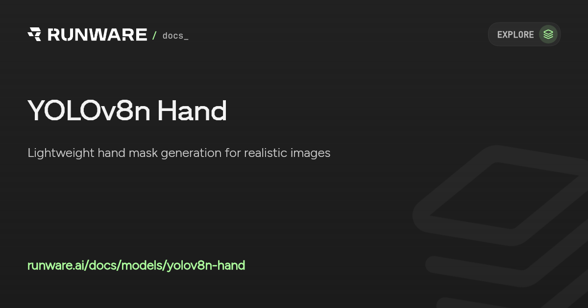 YOLOv8n Hand API Examples | Runware Docs