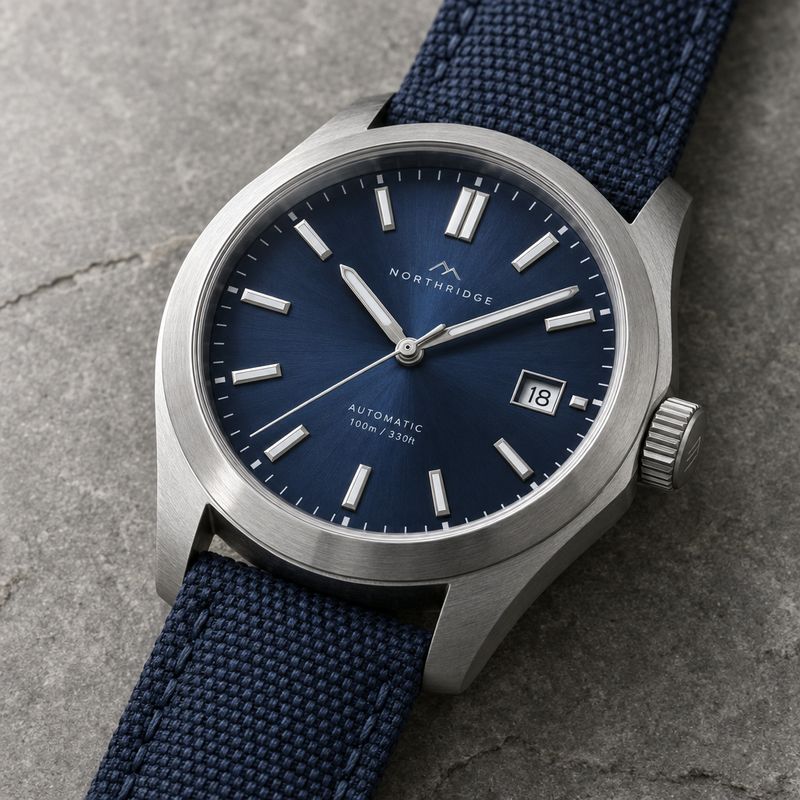 Another take, the watch flatter to the frame with the crown to the right