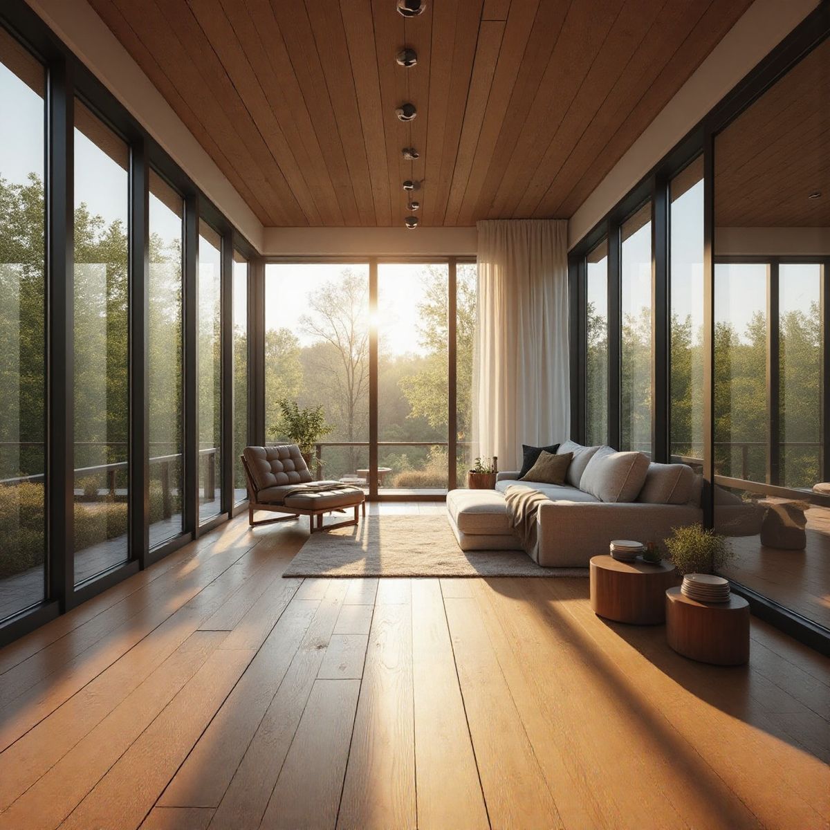 768 × 768 → 1280 × 1280. Notice the mismatch near the top right ceiling and wall.