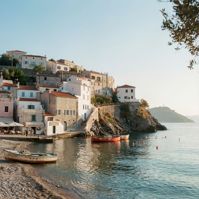 The same coastal village with the watermark gone